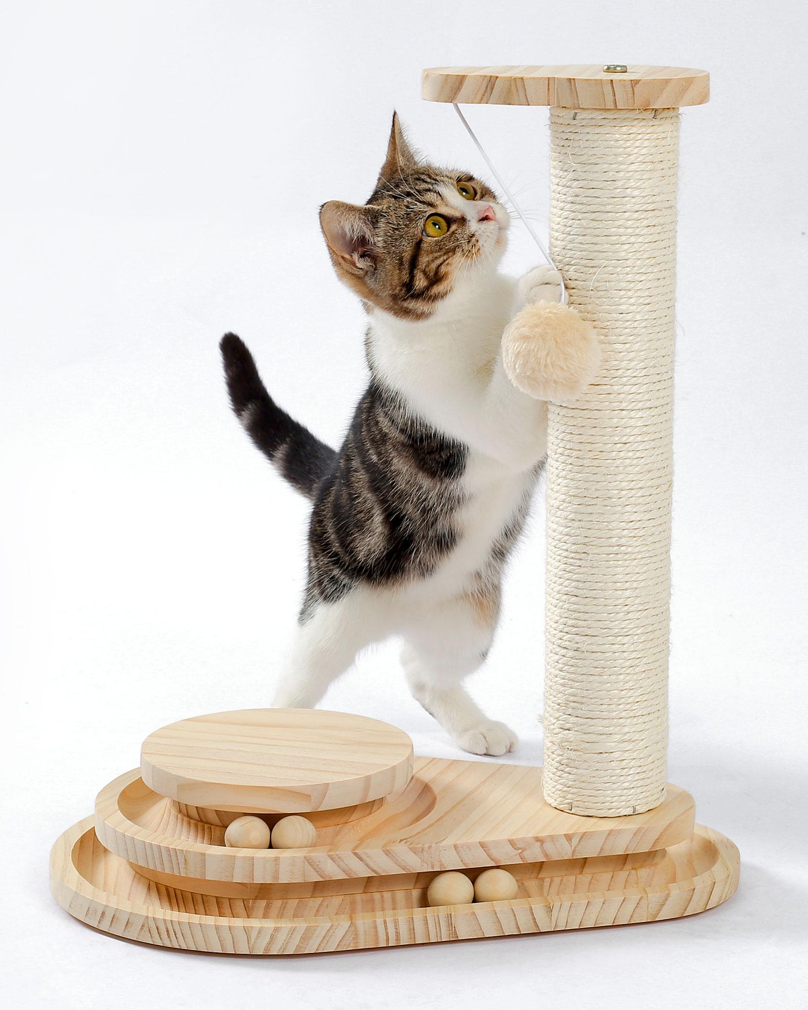 Scratch Board with Ball Track Toy